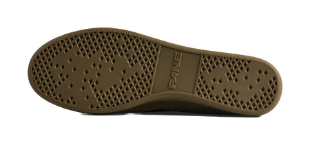 PANE dark green outsole tread with PANE logo and diamond grip pattern
