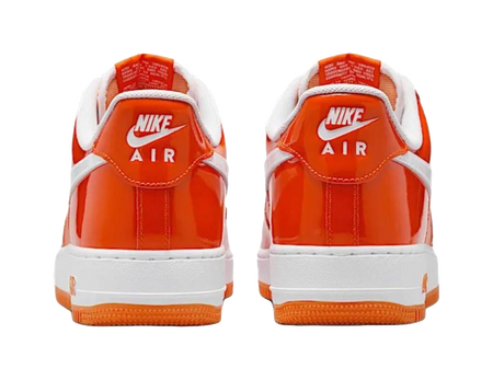 Nike Air Force 1 Low 07 Orange White Patent  vjsneaker.com