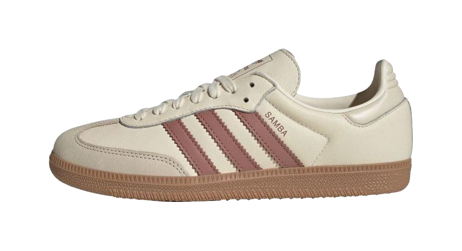 Samba Adidas Originals Og Wonder White Warm Clay Womens  vjsneaker.com