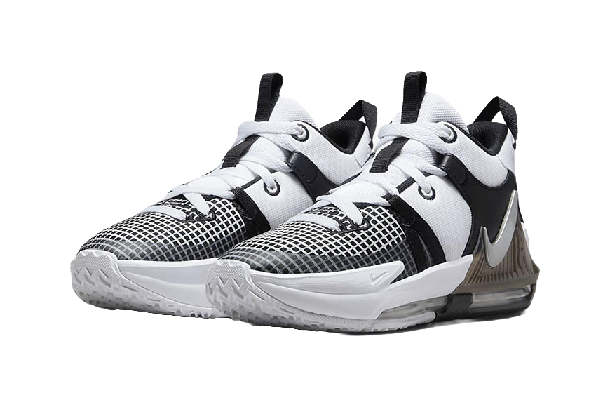 Nike LeBron Witness 7 White Black GS  vjsneaker.com