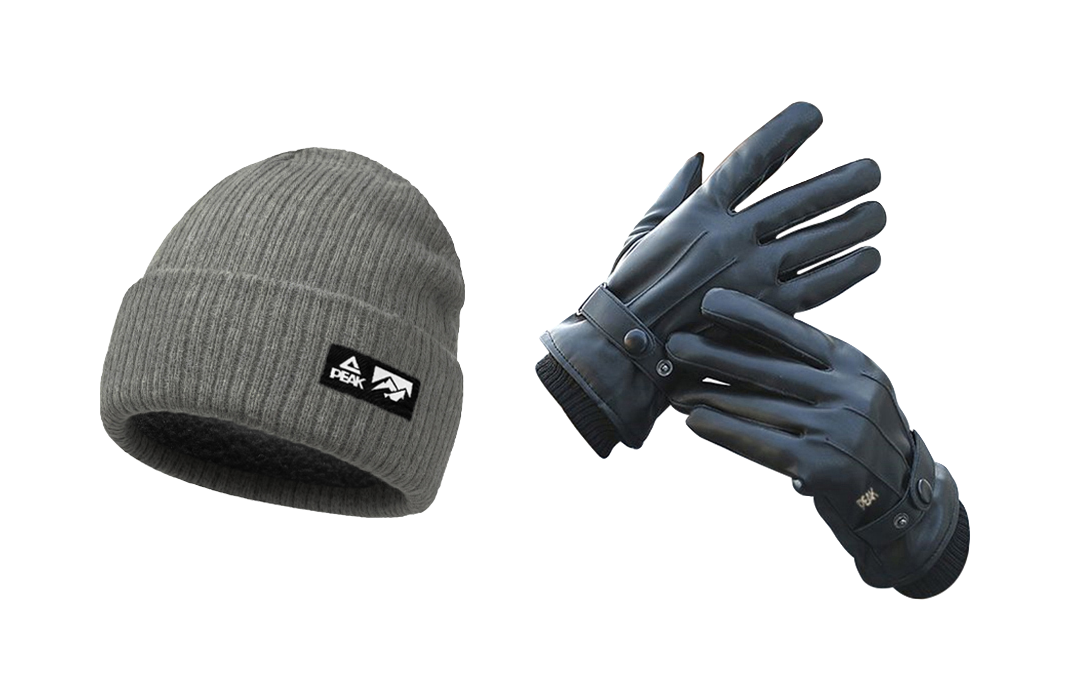 Pick RIGHT series autumn and winter, with thickened velvet lining, warm and windproof locking, suitable for cycling sports without tying the head. Polyester (polyester fiber) wool cap for both men and women, suitable for couples  VJSNEAKER