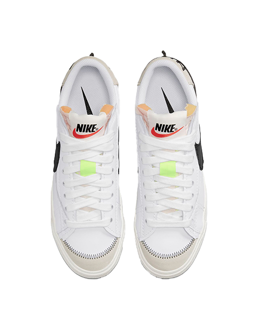 Nike Blazer Low 77 Jumbo White Black  vjsneaker.com