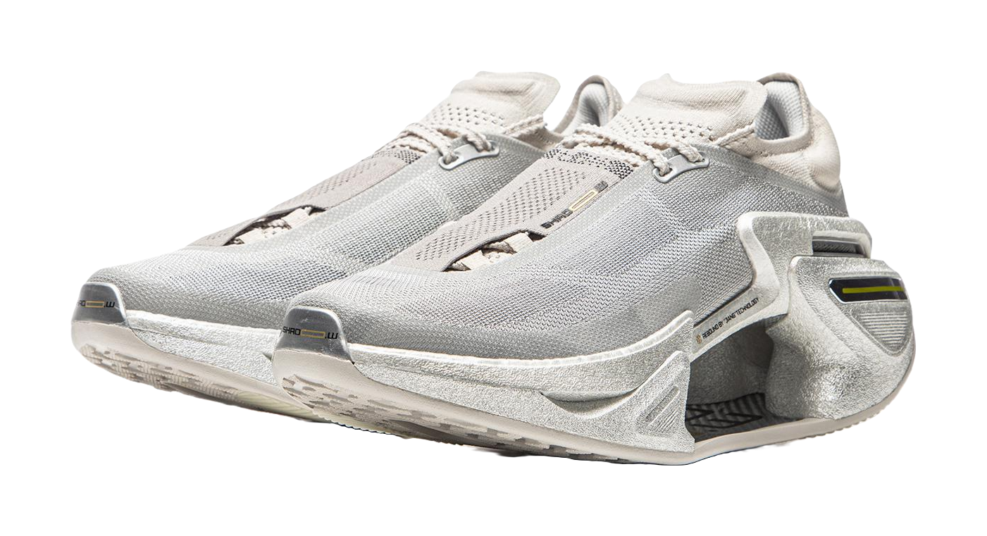 Li Ning Shadow 3.0 Fabric Low top BOOM Technology Long Distance Running Sprint Running Shoes Unisex Silver  VJsneaker