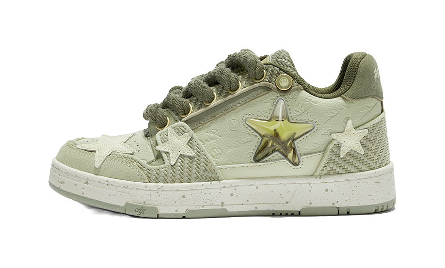 KAALIXTO x BEASTER Textile, Synthetic Leather Abrasion Resistant Low top Skateboard Shoes Unisex