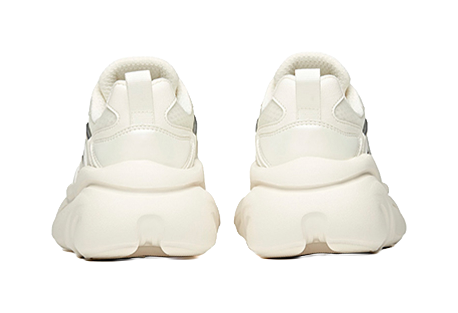 Anta Claw Shock Absorbers Slip Resistant Abrasion Resistant Breathable Low top Chunky Sneakers Women's White 