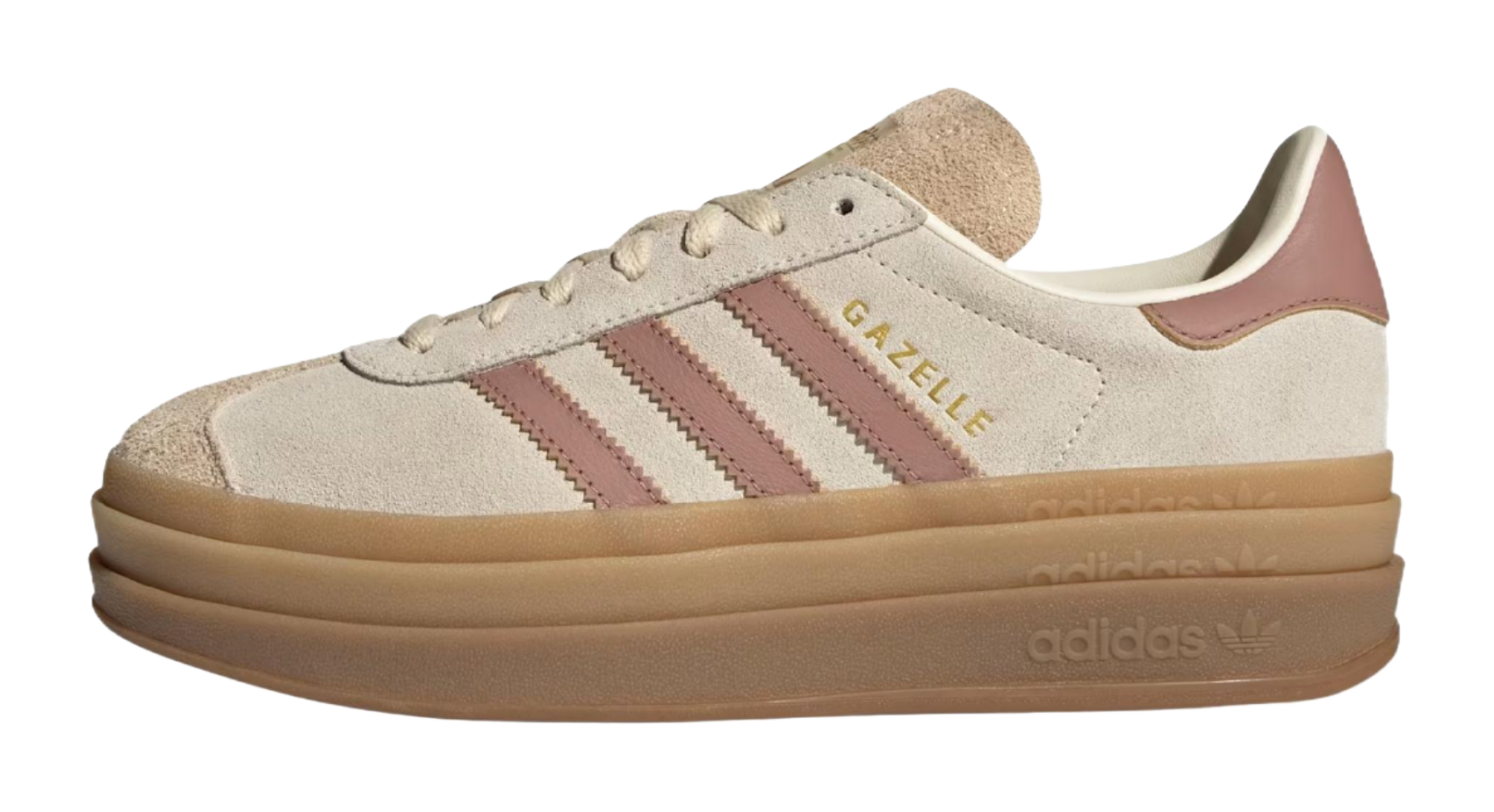 Adidas Wmns Gazelle Cream Sand Strata Gum Womens  VJSNEAKER