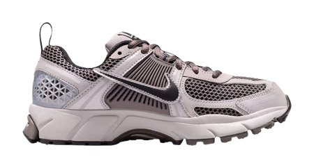 Nike Vomero 5 Shock Absorbers Low Top Kids Running Shoes Preppy Gray/Cave Stone/Metallic Silver/Black Teenagers  vjsneaker.com