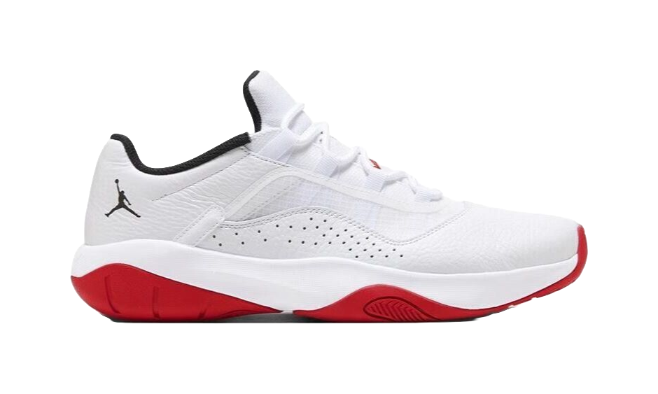 Jordan 11 CMFT Low White Varsity Red  vjsneaker.com