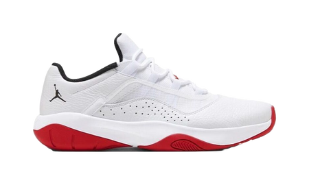 Jordan 11 CMFT Low White Varsity Red  vjsneaker.com
