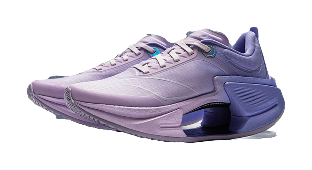 LiNing Shadow 3 ESSENTIAL Cushioning Abrasion Resistant Support Rebound Low top Casual Running Shoes Women's Purple 