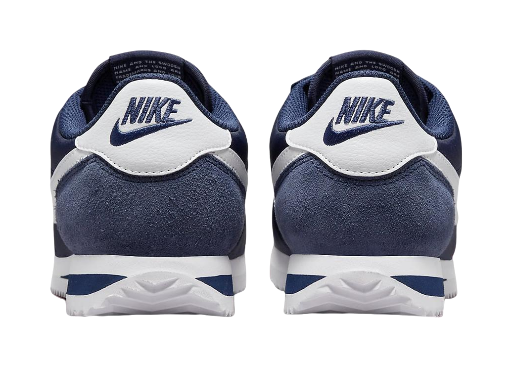 Nike Cortez Nylon Midnight Navy White Womens  vjsneaker.com