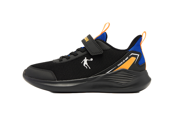 QIAODAN Kids' Running Shoes Black/Dazzling Blue Kids' 