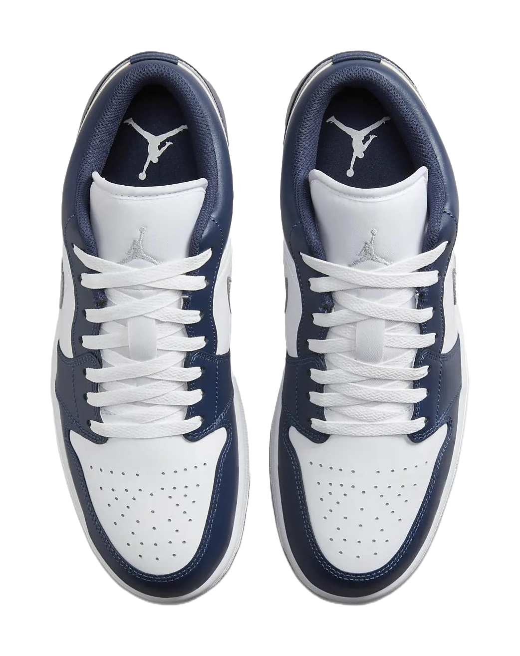 Jordan 1 Low Wolf Grey Midnight Navy  vjsneaker.com