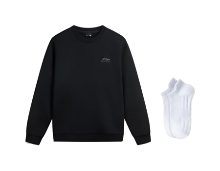 Li Ning Sweatshirts Unisex Crew Neck Thickened Regular  VJSNEAKER