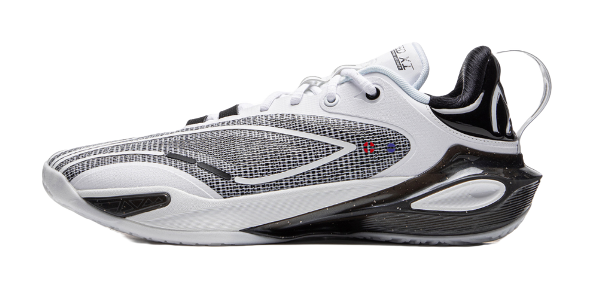 LiNing Flash Strike 11 Supportive And Elastic Low top Basketball Shoes Mens Black White  VJSNEAKER