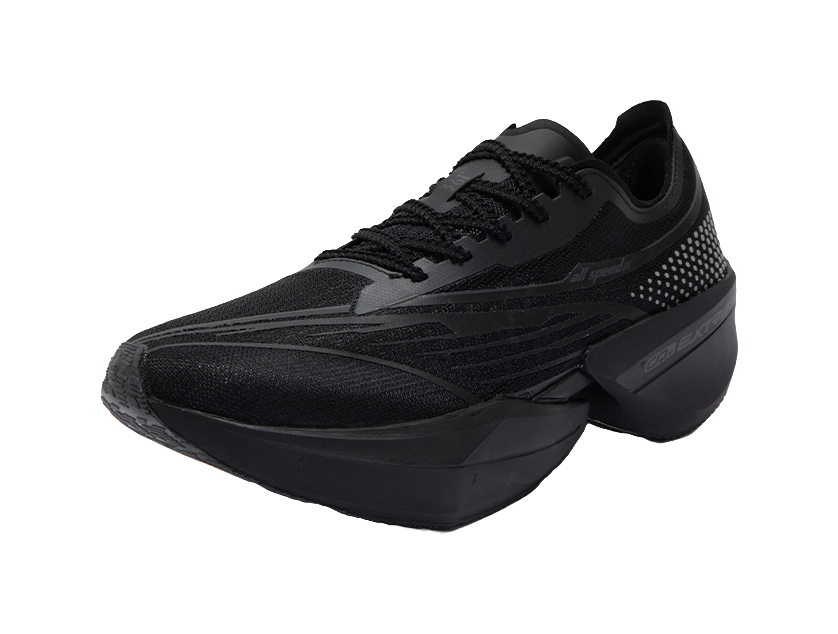 361° Flying Future 1.5 Cushioning Anti-Slip Wear-Resistant Breathability Low-Top Running Shoes Unisex Obsidian Black 