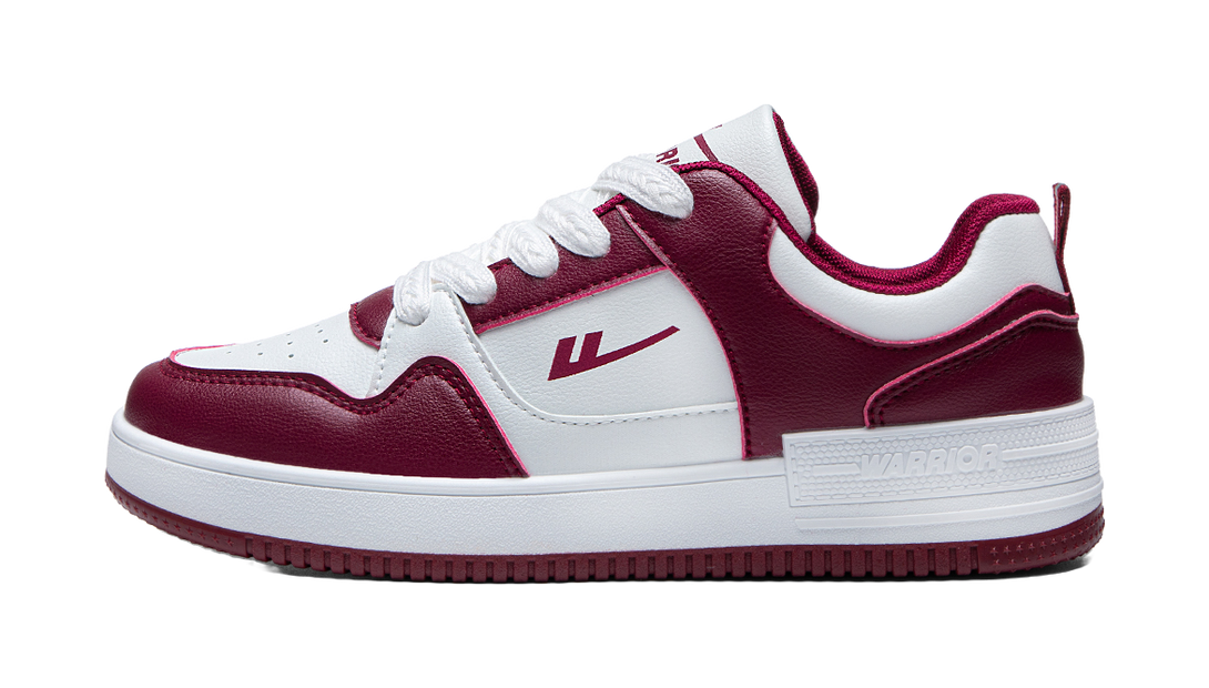 Warrior Slip Resistant, Abrasion Resistant, Lightweight, Breathable Low top Skateboard Shoes Unisex Beige Blue 