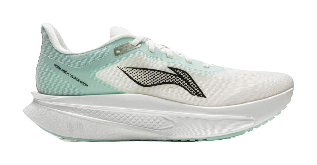 Li-Ning Feidian 6 Challenger "White Green" ARMW003-4 - Running Shoe Unisex White Green