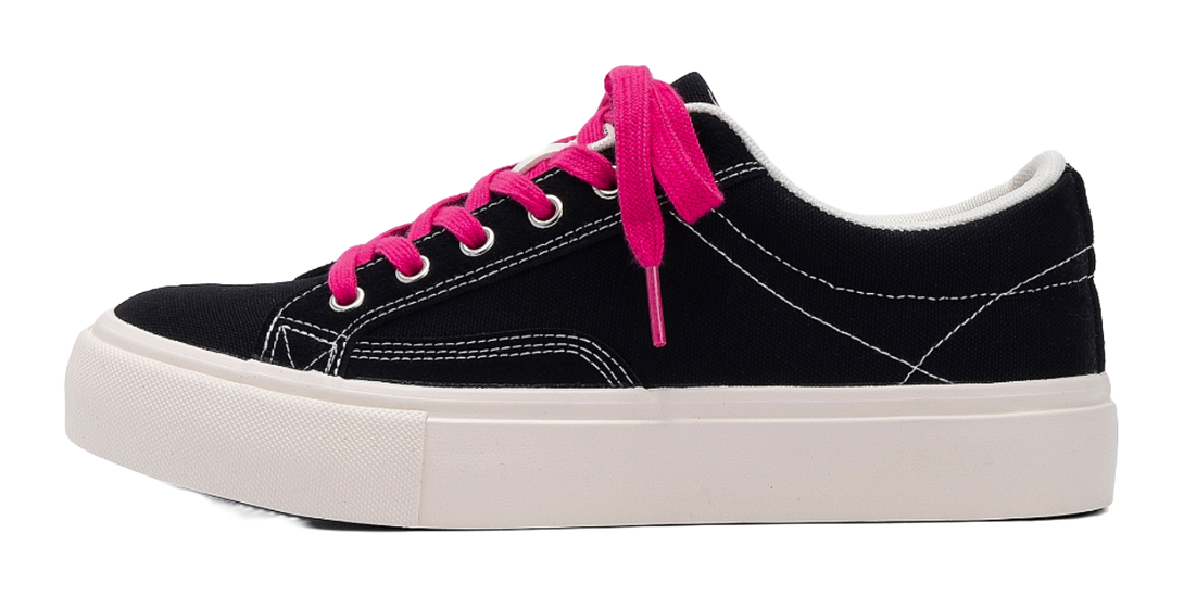 HUANQIU Men's Low-Top Skateboard Canvas Shoes - Height Increase Lightweight & Durable Design 