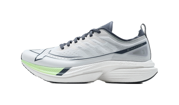 XTEP One Piece Molding 3 Running Shoes Men's Low top Classic White/Elf Green/Ink Teal 