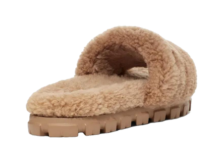 UGG Cozetta Curly Slide Chestnut Womens  vjsneaker.com