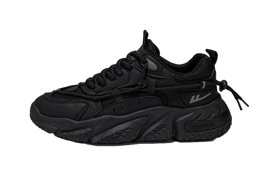 Warrior Warrior Anti-Slip Wear-Resistant Breathable Lightweight Height Increasing Warm Low-Top Chunky Sneakers Unisex 