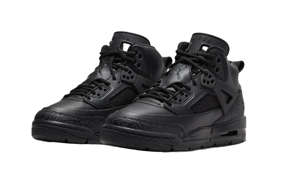 Jordan Spizike Winterized Black Cat GS  vjsneaker.com