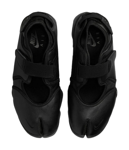 Nike Air Rift Leather Triple Black Womens  vjsneaker.com