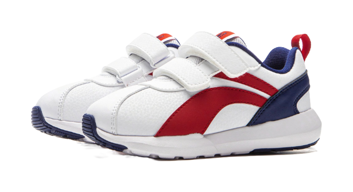 LINING YOUNG Sports Life Collection Casual Shoes White Red Blue Kids  VJSNEAKER