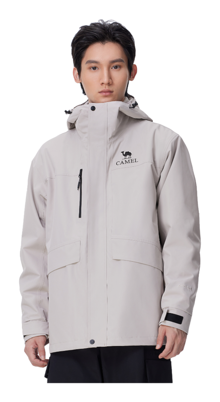 CAMEL All weather Windbreaker Jacket Mens  vjsneaker.com
