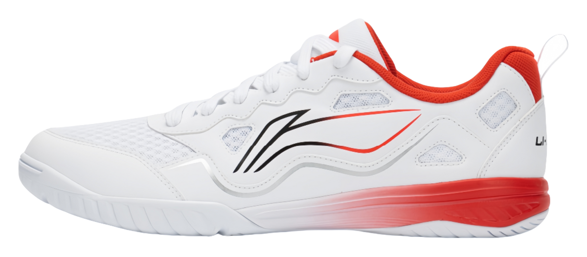 Li-Ning Eagle Eye 3.0 ESS "Bai Yan Chi Ying" APPV011-6 - Table Tennis Shoe Unisex White Red