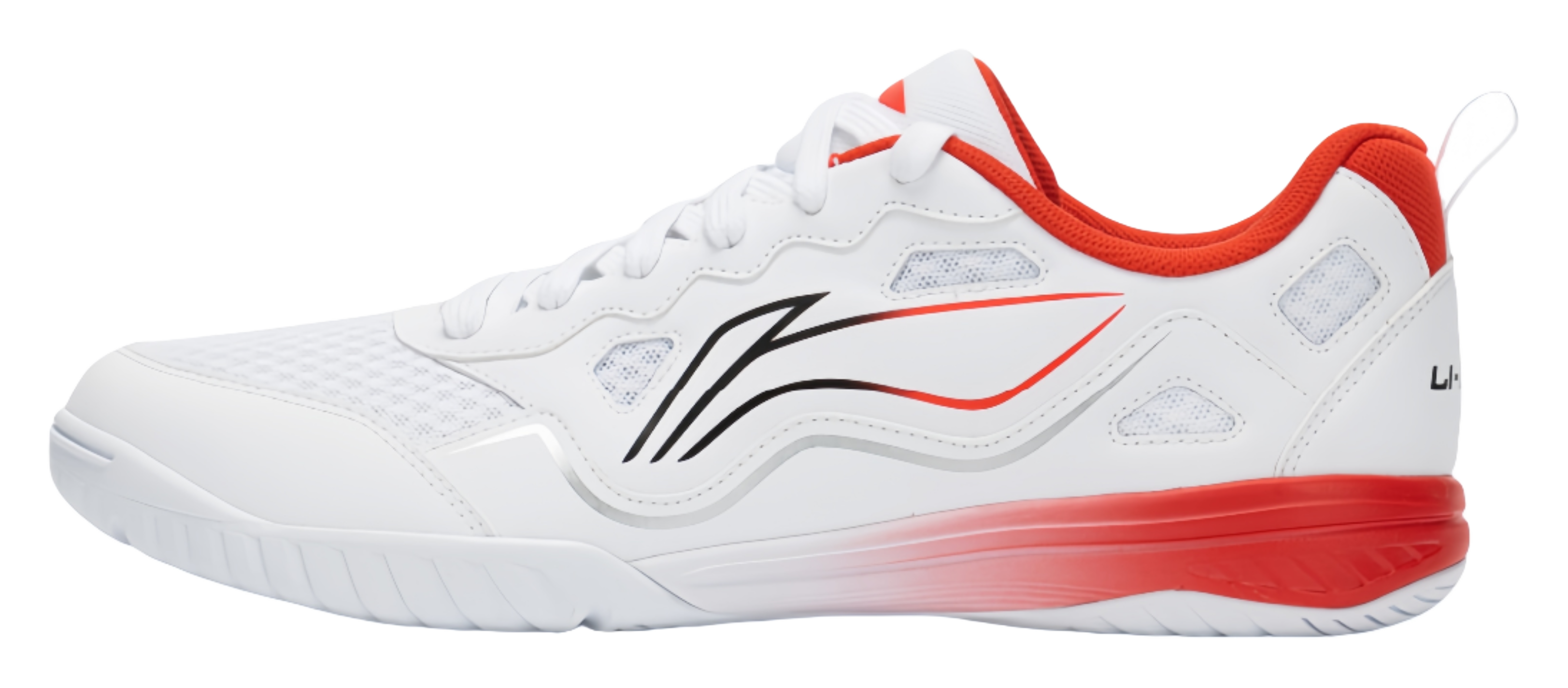 Li-Ning Eagle Eye 3.0 ESS "Bai Yan Chi Ying" APPV011-6 - Table Tennis Shoe Unisex White Red