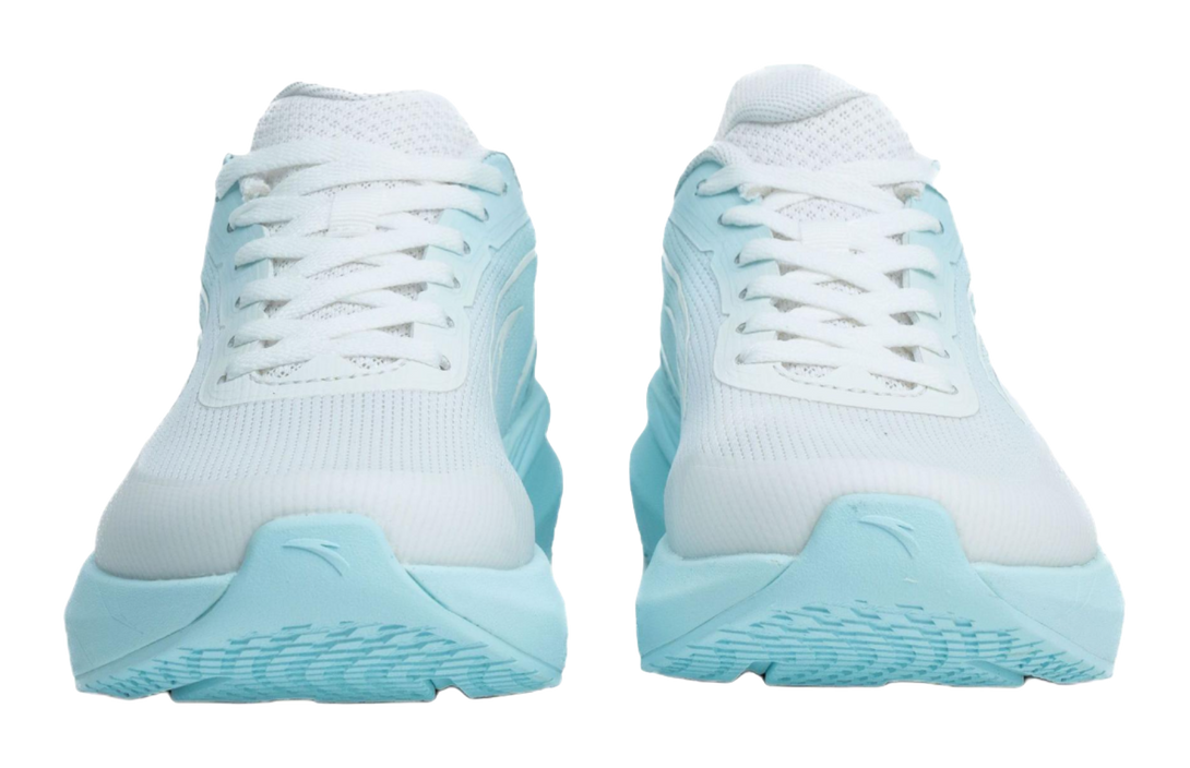 Anta Cloud Trail Cushioning Slip Resistant Coverage Low Top Casual Running Shoes Women's White Blue 