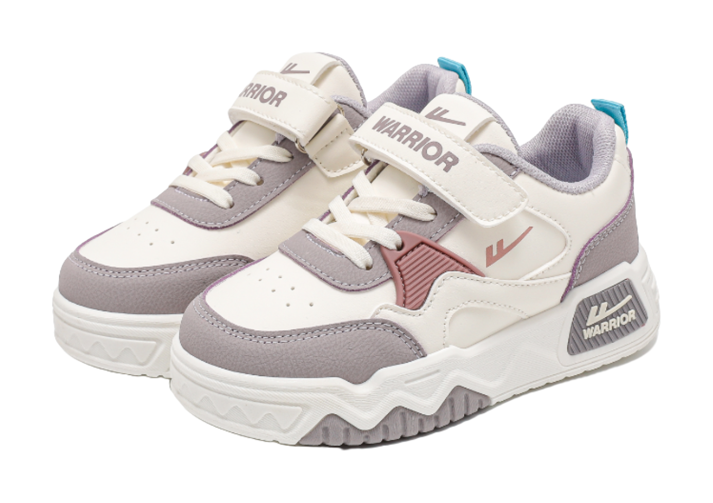 Warrior Boys Athletic Shoes Breathable Lightweight Cushioning Low top Girl Skateboard Shoes Kids  VJSNEAKER