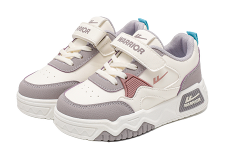 Warrior Boys Athletic Shoes Breathable Lightweight Cushioning Low top Girl Skateboard Shoes Kids  VJSNEAKER