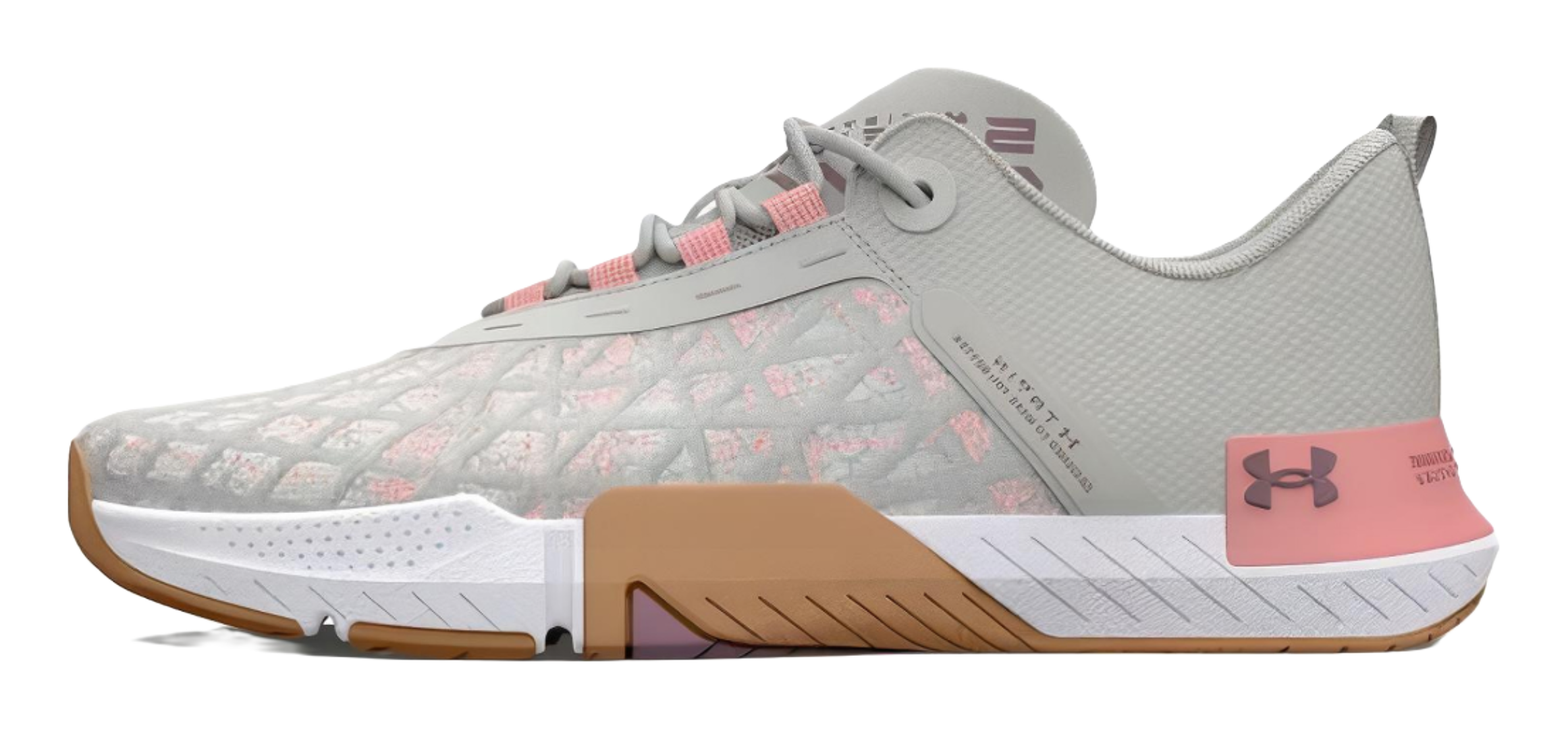 Under Armour TriBase Reign 5 White Clay Pink Fizz Womens  vjsneaker.com