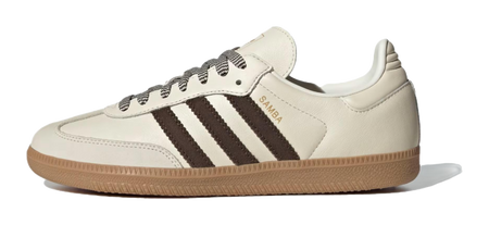 Adidas Womens Samba Og Off White Dark Brown  vjsneaker.com