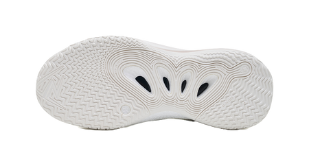 Rigorer Reeves second-generation AR2 Ghost lightweight, comfortable, fashionable, shock-absorbing, wear-resistant, breathable low cut sports basketball shoes for children in white and silver  VJSNEAKER