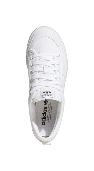 Adidas Wmns Nizza Platform Triple White Womens  vjsneaker.com