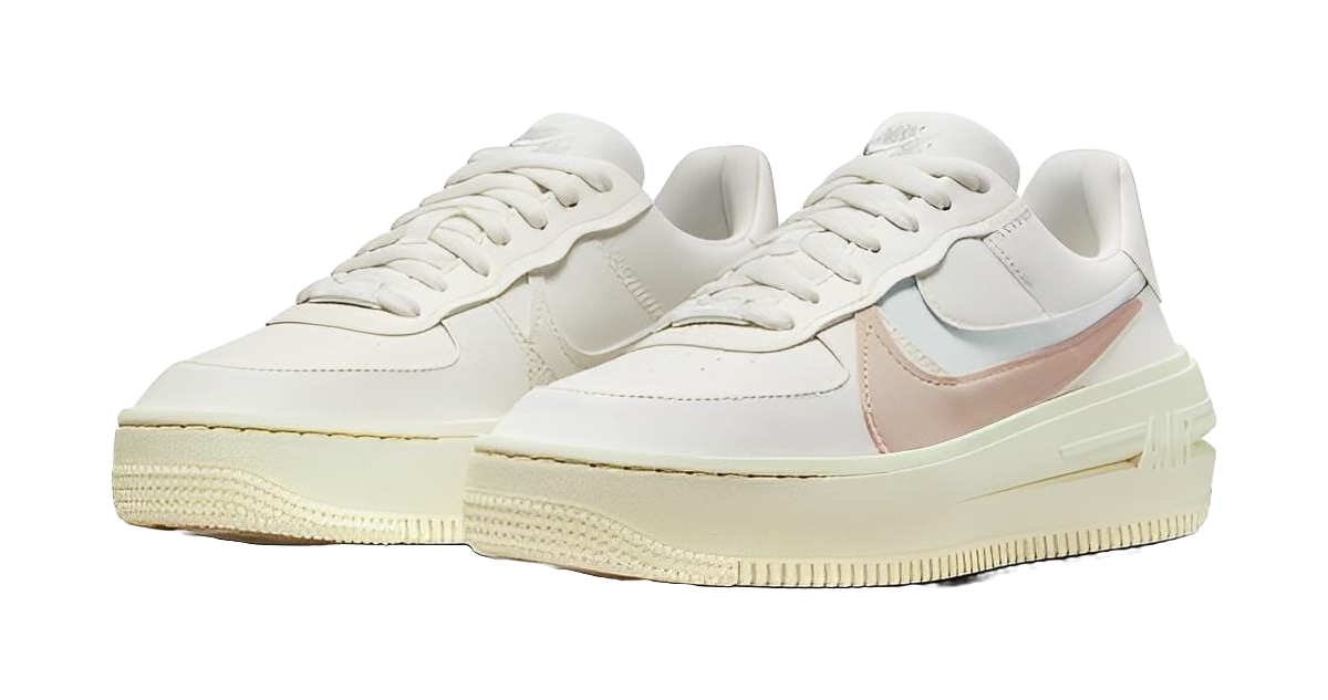 Nike Air Force 1 PLT.AF.ORM Sail Arctic Orange Womens  vjsneaker.com
