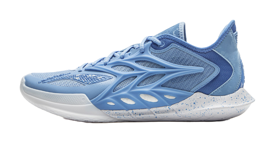 LiNing Speed 12 Cushioning, Wear Resistant Low top Basketball Shoes Mens Sky Blue  VJSNEAKER