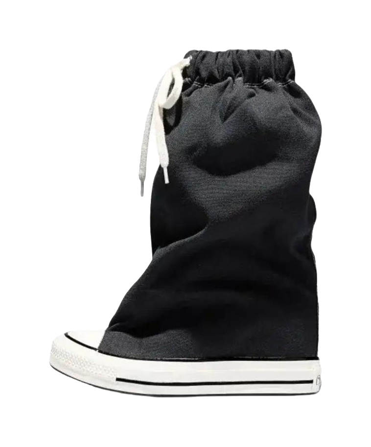 Chuck Taylor All Star Vaquera x Chuck Taylor All Star Wmns Converse XHi Slouch Wedge Black Womens  vjsneaker.com