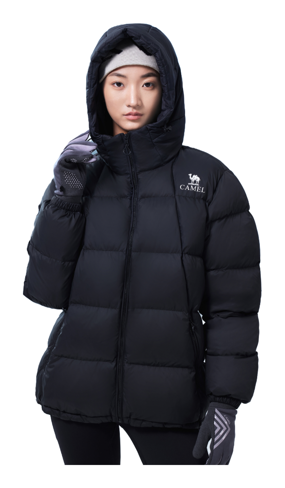 CAMEL Warm Fleece Series Down Jacket Unisex  VJ SNEAKER