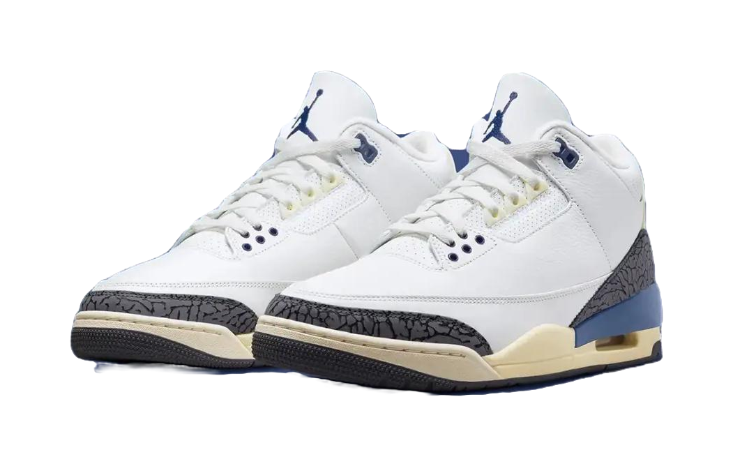 A Ma Maniére X Air JORDAN 3 OG SP Diffused Blue  vjsneaker.com