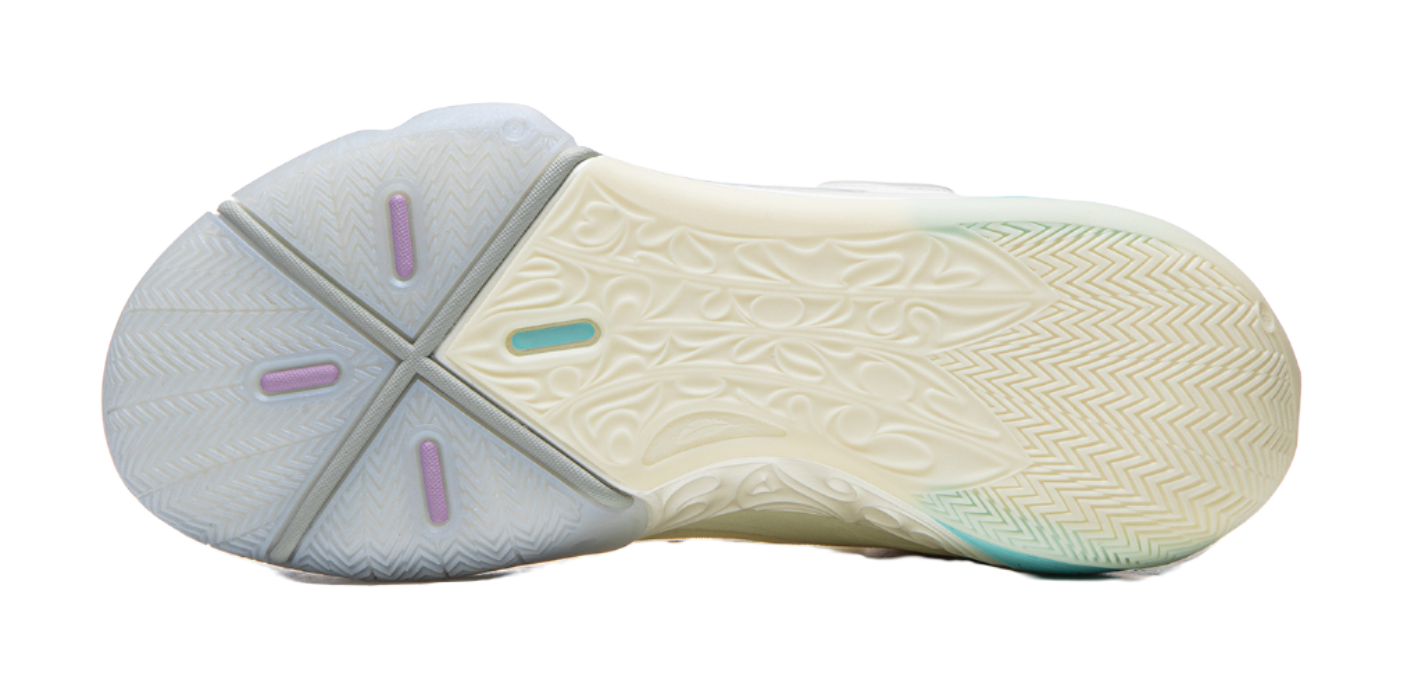 Li Ning WOW12 Low top Basketball Shoes Unisex Ecru  vjsneaker.com