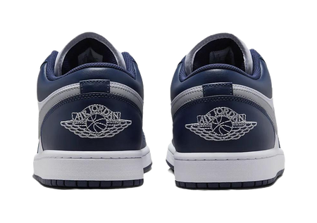 Jordan 1 Low Wolf Grey Midnight Navy  vjsneaker.com