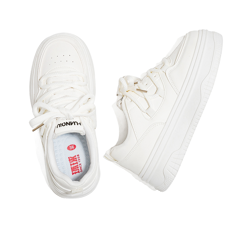 HUANQIU Anti Slip And Wear Resistant Lightweight Low Top Skateboard Shoes Women's 