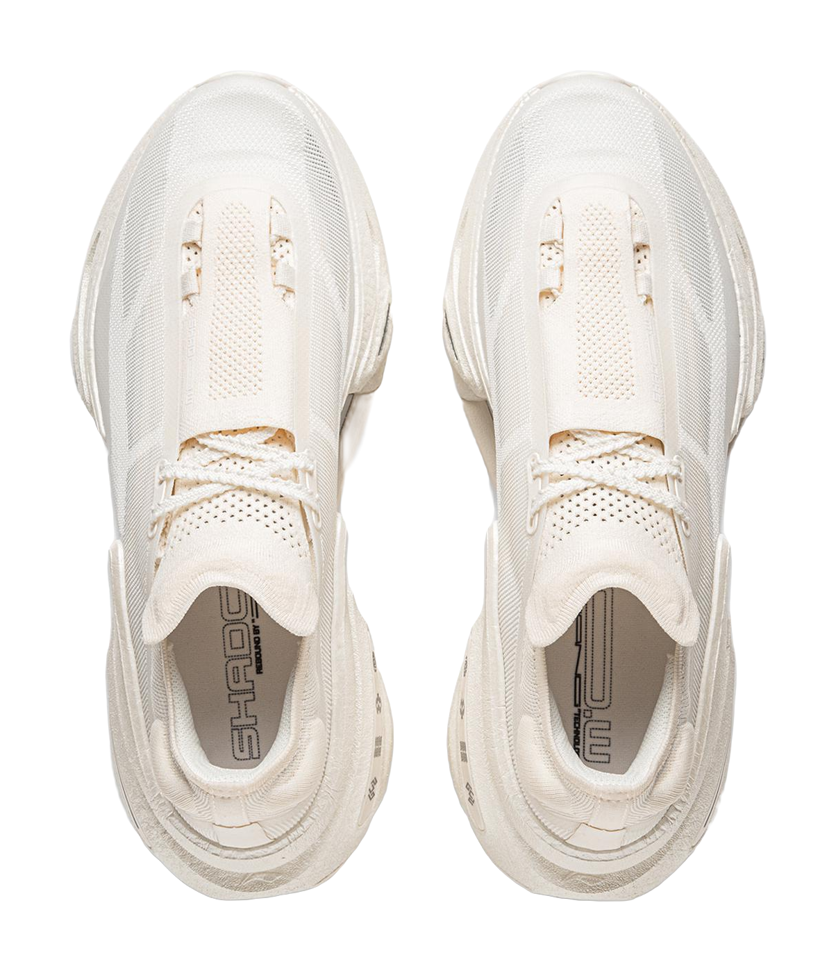 Li Ning Shadow 3.0 Cushioning Abrasion Resistant Breathable Rebound Low top Running Shoes Unisex Ecru  VJsneaker