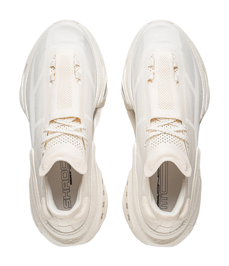 Li Ning Shadow 3.0 Cushioning Abrasion Resistant Breathable Rebound Low top Running Shoes Unisex Ecru  VJsneaker