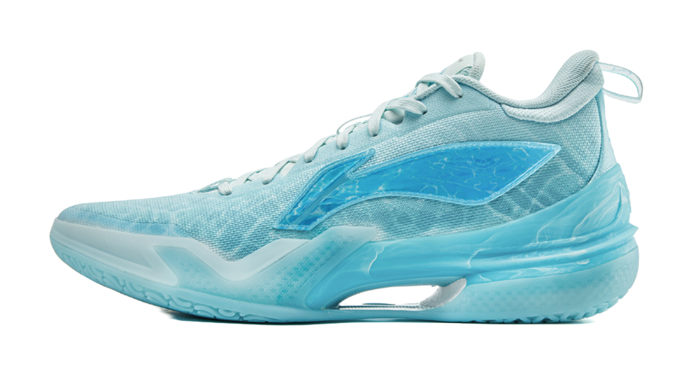 LiNing Knife 5 Slip-Resistant Rebound Coverage Performance Basketball Shoes Mens Blue  VJSNEAKER